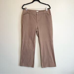 J. Jill Women's Olive Green Bootcut Pants Size 14
